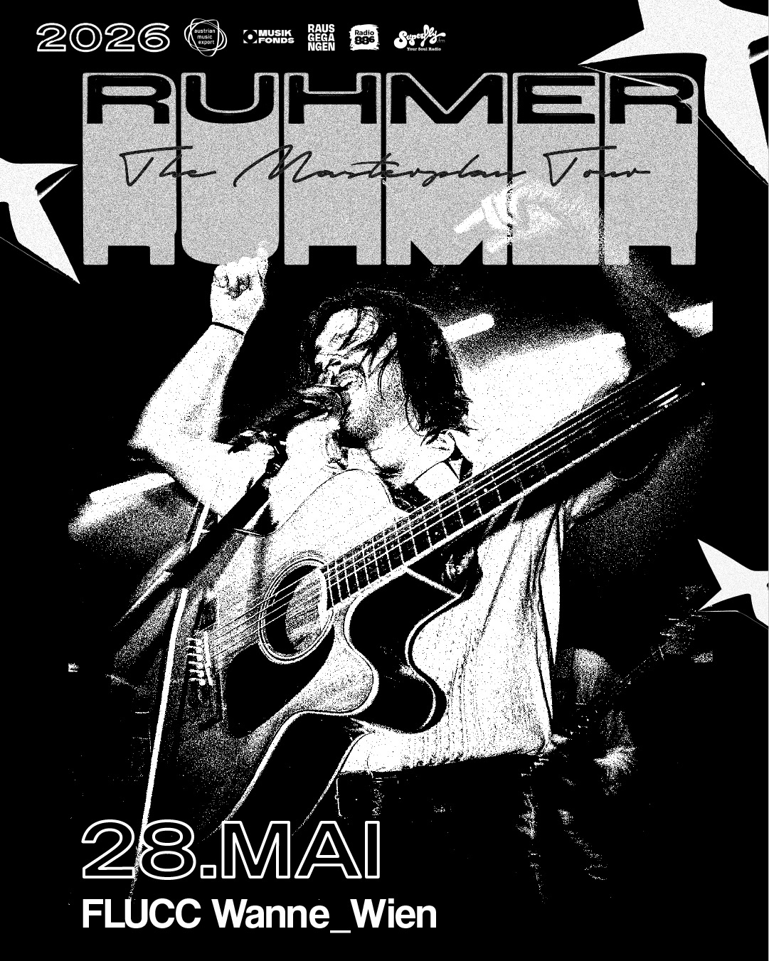 RUHMER — The Masterplan Tour 26 — 28. Mai Flucc Wanne Wien